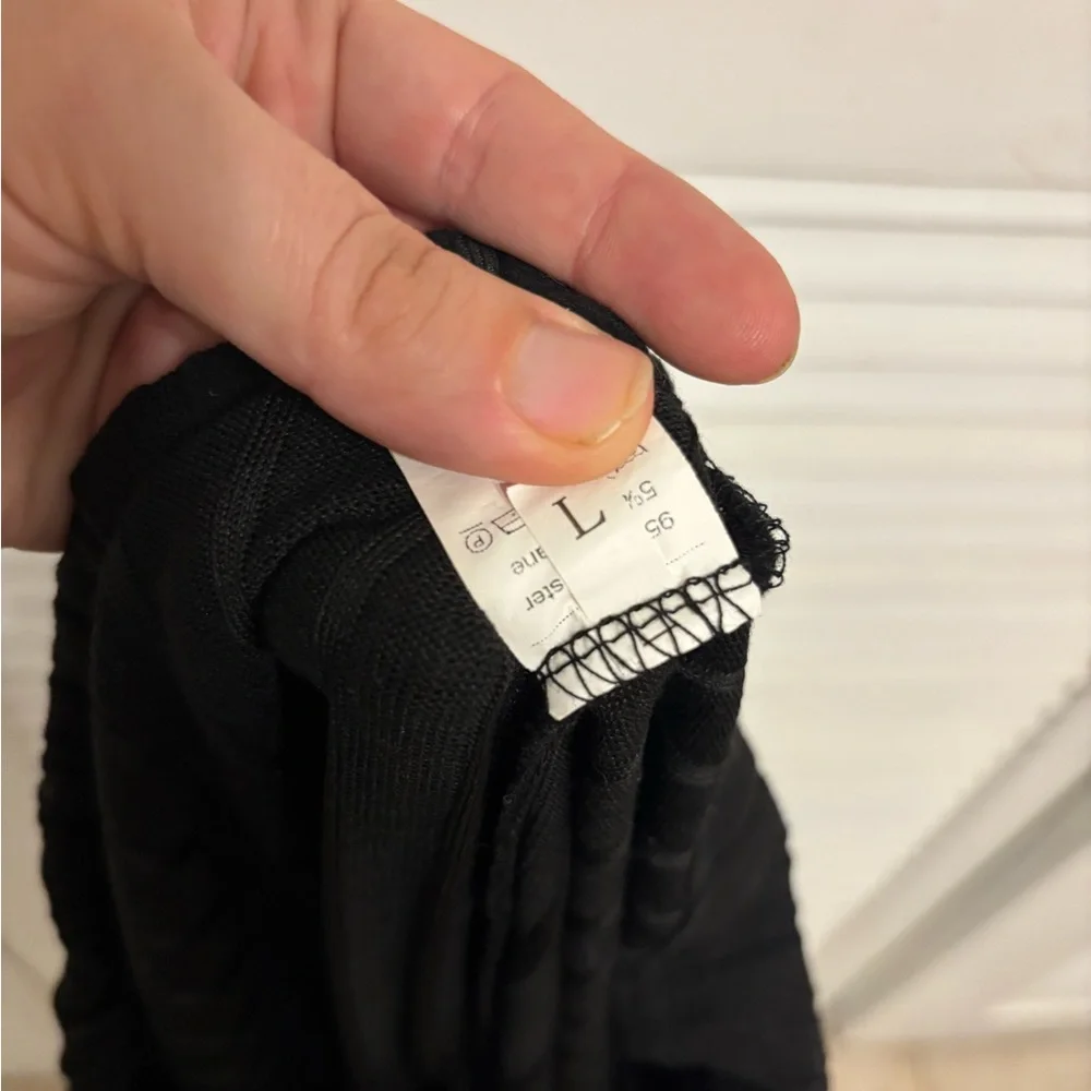 Black Ribbed Maternity Set - Picture 8 of 9